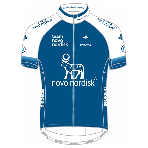 2017 Maglia Novo Nordisk blu